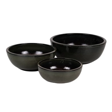 Singa Rita kerámia ületőtál szett cédruszöld